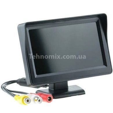 Монитор автомобильный для камеры заднего вида TFT ЖК-дисплей 4,3 Черный