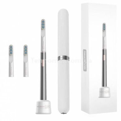 Звуковая зубная щетка отбеливающая Medica+ LUX 10Х Portable (Япония) Серая 50999