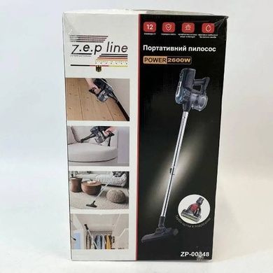 Пылесос проводной ручной вертикальный с турбо-щеткой 2600Вт Zepline ZP-00348 Зеленый