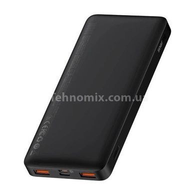 Power bank з дисплеєм 10000 mAh 20W Baseus Bipow Digital Display Чорний