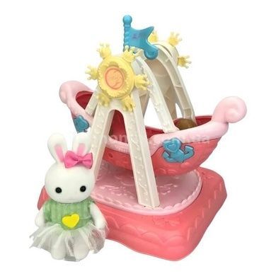 Игровой набор Зайка на качельке 6654 Розовый