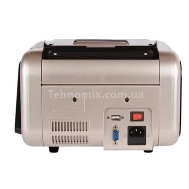 Рахункова машинка з дисплеєм із детектором валют Model-2600 Сіра з чорним