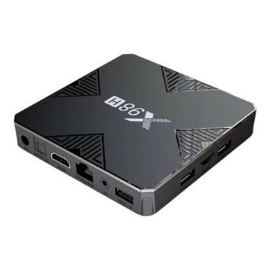 Смарт ТВ приставка TV-BOX Android 12, 4/32 4K X98H Черная