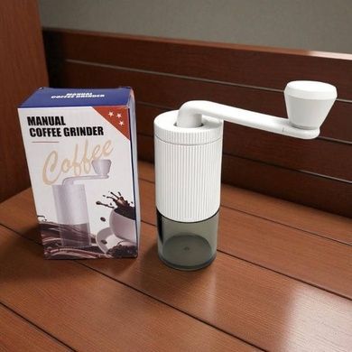 Кавомолка ручна механічна Coffee Grinder AND LY-941 Біла