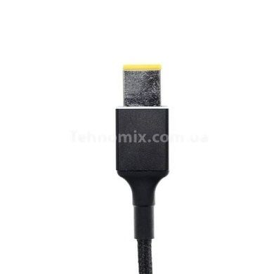 Кабель для заряджання ноутбука від повербанка 100w Lenovo Square1.8м Чорний