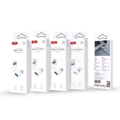 Адаптер переходник XO NB256C USB-A female to Micro adapter Белый
