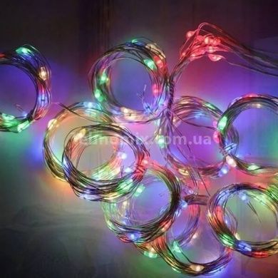 Гирлянда штора роса 300 Led 3*3м от USB Мультиколор