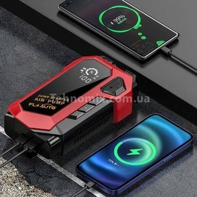 Автомобільний пусковий пристрій для акумулятора JUMP STARTER + Компресор