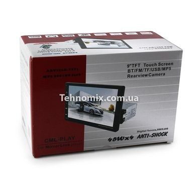 Автомагнітола MP5 9801 BT 1Din 9" з пультом ISO
