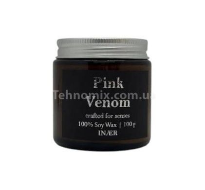 Свічка PINK VENOM, 100 г - спокуса в рожевих відтінках