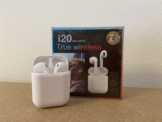 Бездротові навушники Wireless Earphones TWS i20 macaron