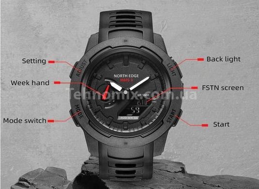 Часы мужские тактические North Edge Profi Mars3