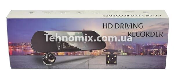 Автомобільний відеореєстратор на 3 камери V9TP Full HD 1080р 5 дюймів