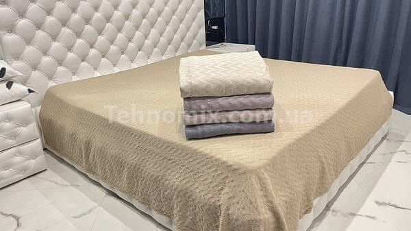 Плед-пике Mylinn Home Bej 220х260см Бамбук