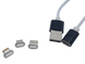 Магнитный кабель 360° USB 2.0 для зарядки с Type C