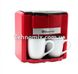 Кофеварка капельная Domotec MS-0705 на 2 чашки 500Вт Красная