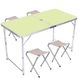 УЦІНКА! Стіл і стільці для пікніка Folding Table Зелений (УЦ-No-168)