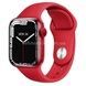Годинник наручний з голосовим викликом та бездротовою зарядкою 44 mm Aluminium Smart Watch Series 7 Z37 Червоний