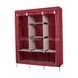 Шафа для одягу тканинна Multifunctional Storage Wardrobe Червона