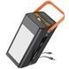 Power Bank со встроенными кабелями Type-C и Lightning 100000 mAh 22.5W Hoco Action DB49 Черный