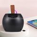 Колонка портативна з 2 караоке мікрофонами та диско-кулею Bluetooth LED Z1 Чорна
