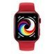 Годинник наручний з голосовим викликом та бездротовою зарядкою 44 mm Aluminium Smart Watch Series 7 Z37 Червоний