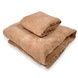 Набір рушників 2шт 145*80см та 75*35см Towel blanket 521-2415 Коричневий