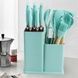 Набір кухонного приладдя 19 предметів Kitchenware Set Бірюзовий