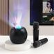 Колонка портативна з 2 караоке мікрофонами та диско-кулею Bluetooth LED Z1 Чорна