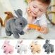 Игрушка интерактивная Кролик Pitter patter pets Серый