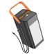 Power Bank со встроенными кабелями Type-C и Lightning 100000 mAh 22.5W Hoco Action DB49 Черный