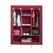 Шафа для одягу тканинна Multifunctional Storage Wardrobe Червона
