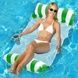 Гамак водный надувной Pool Loungers Белый с салатовым