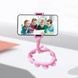 Тримач для телефону у вигляді гусениці Cute Worm Lazy Phone Holder Рожевий