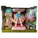 Игровой набор Зайка на качельке 6654 Розовый