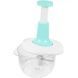 Подрібнювач ручний для овочів з контейнером Food Processor TV One Бірюзовий