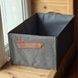 Коробка складная для хранения вещей 45*28см storage box Серая