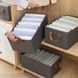 Коробка складная для хранения вещей 45*28см storage box Серая
