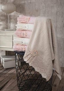 Рушники Pupilla ROMANTIK 70х140см Бамбук набір 6шт