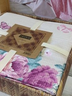 Літнє покривало-піке Irina home Fulya 220х240см Вафельне
