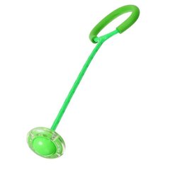 Скакалка на одну ногу LED Зеленая