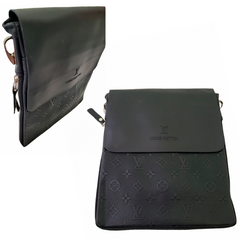 Мужская сумка-планшет через плечо Louis Vuitton Черная