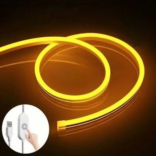 Лента неоновая с регулятором 10М MA728 Теплый свет