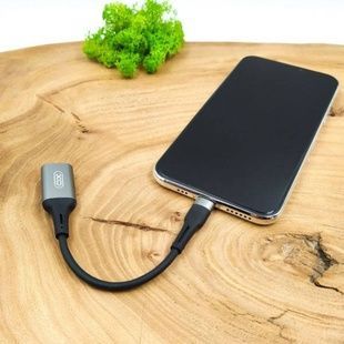 Переходник OTG XO NB201 USB 2.0 480Mbp Lightning Черный