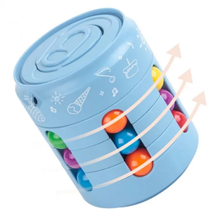 Головоломка антистресс Fidget Cans Cube Голубая