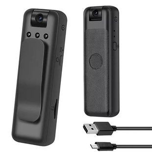 Нагрудная боди камера с WI-Fi HD Body camera многофункциональная, для записи фото и видео Черная