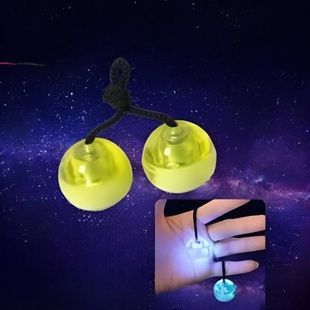 Шарики светодиодные антистресс Thumb chucks в пакетике Желтые