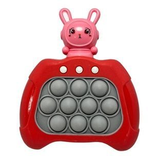 Іграшка антистрес Pop it PRO Зайчик Червона