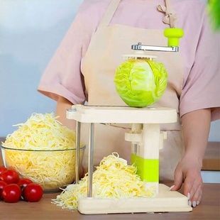 Шинківка для капусти Cabbage cutter Бежевий із зеленим