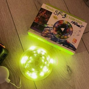 Гірлянда музична 100LED USB 10м SF-3 Тепле світло
